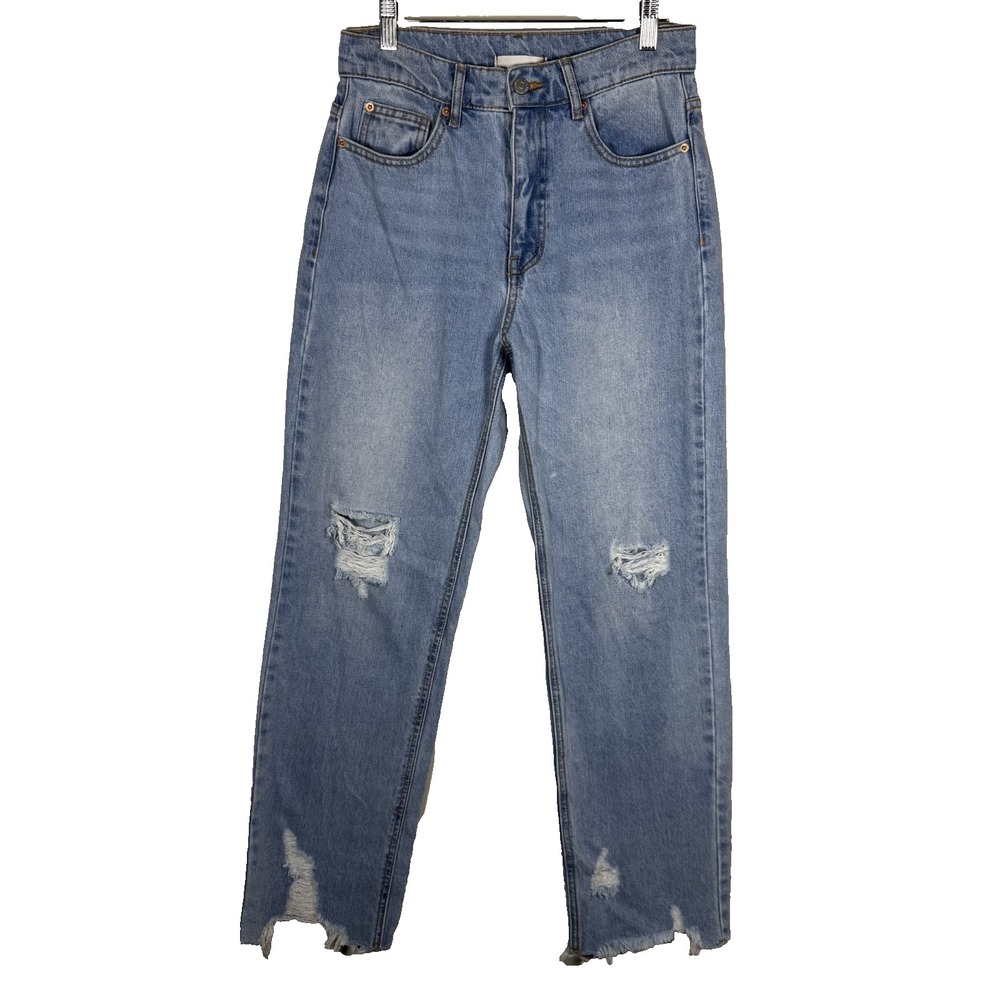 BDG Urban Outfitters Women's Cowboy Jeans Size 27 Raw Hem Distressed